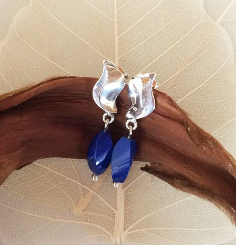 Preview: DIVA Ohrschmuck Lapis